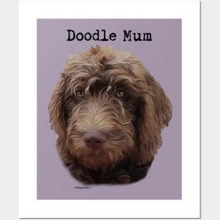 Doodle Dog Mum Posters and Art